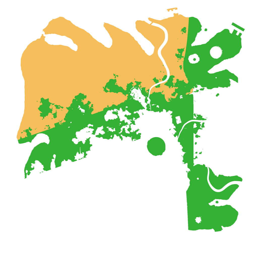 Biome Rust Map: Procedural Map, Size: 3750, Seed: 455200628