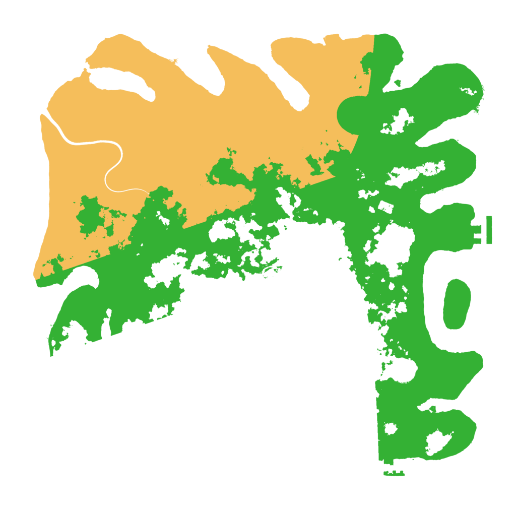 Biome Rust Map: Procedural Map, Size: 3750, Seed: 455200628