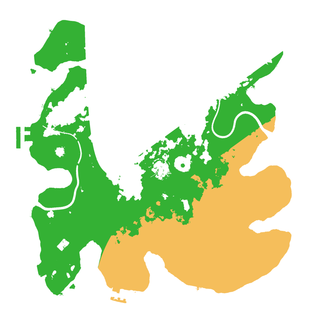 Biome Rust Map: Procedural Map, Size: 3000, Seed: 1264773107
