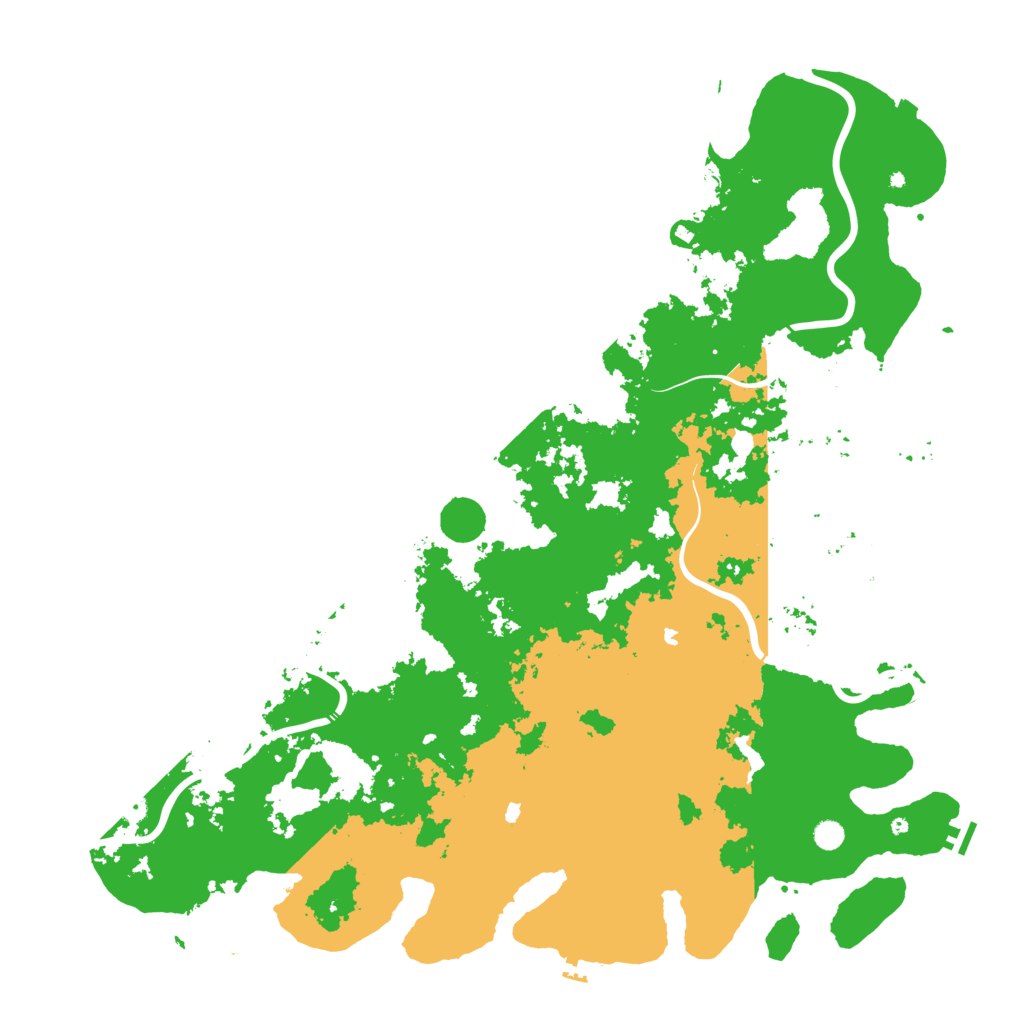 Biome Rust Map: Procedural Map, Size: 6000, Seed: 10482222