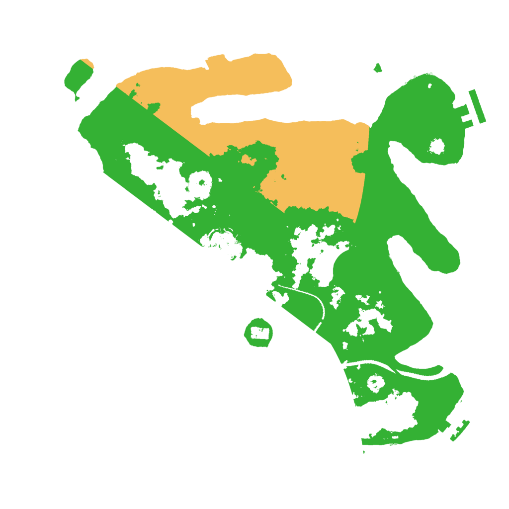 Biome Rust Map: Procedural Map, Size: 3000, Seed: 926380778
