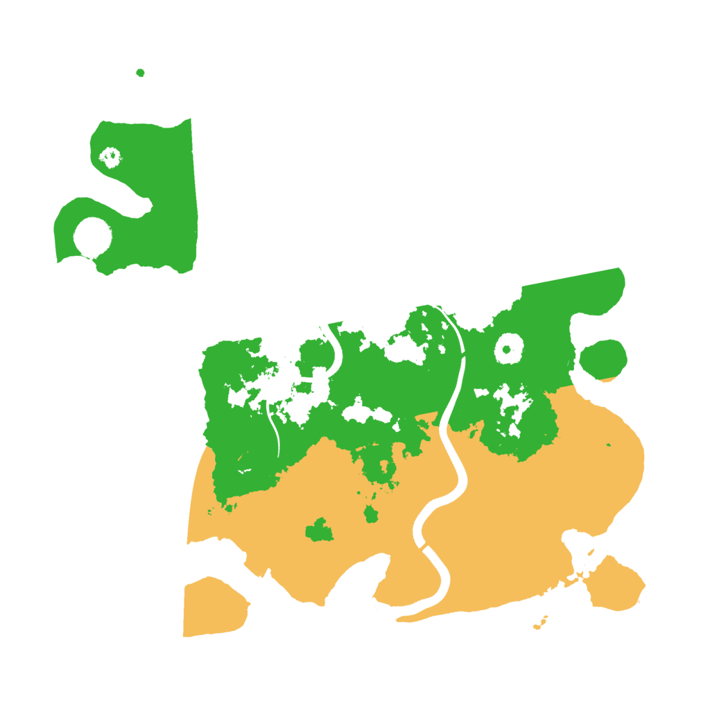 Biome Rust Map: Procedural Map, Size: 3500, Seed: 1633044823