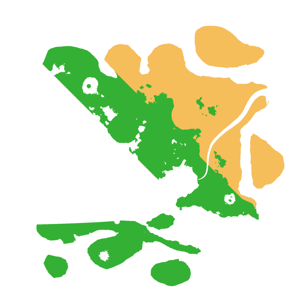 Biome Rust Map: Procedural Map, Size: 2800, Seed: 447801655