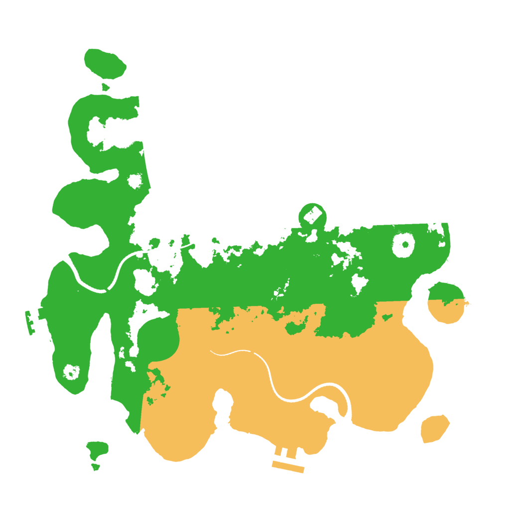 Biome Rust Map: Procedural Map, Size: 3200, Seed: 306738031
