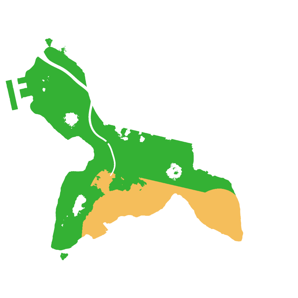 Biome Rust Map: Procedural Map, Size: 2000, Seed: 539616457