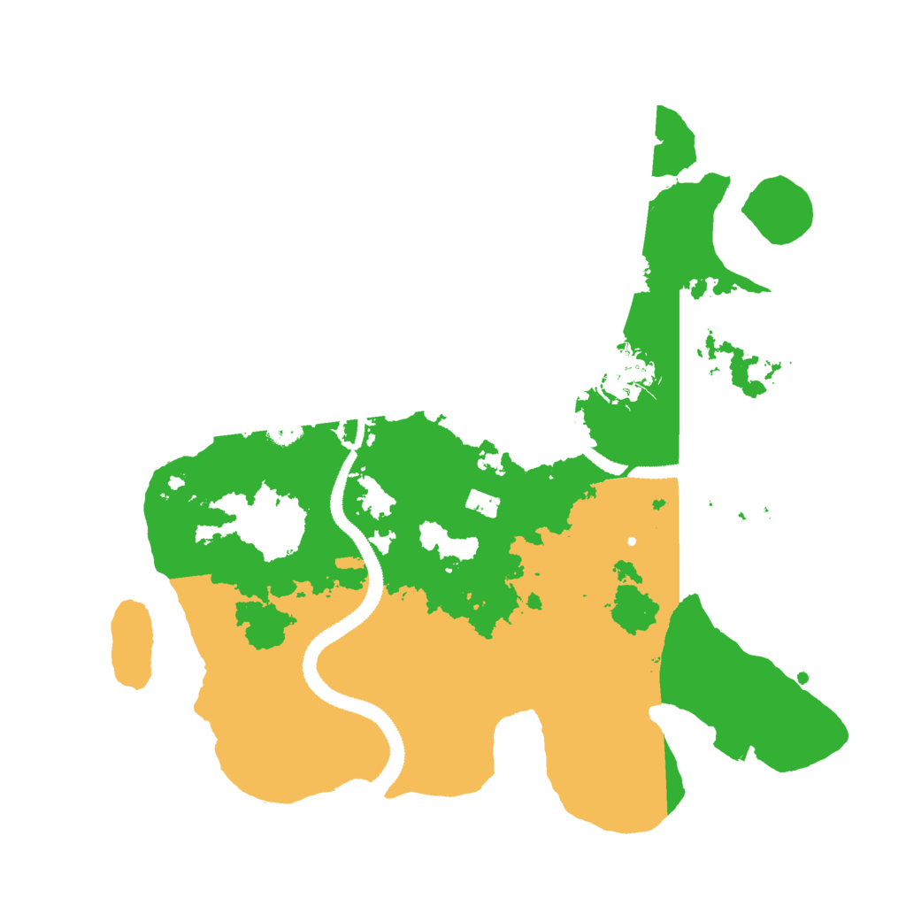 Biome Rust Map: Procedural Map, Size: 3000, Seed: 899387965