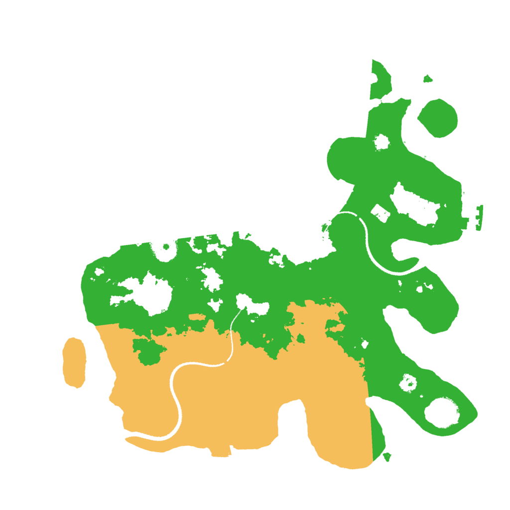 Biome Rust Map: Procedural Map, Size: 3000, Seed: 899387965