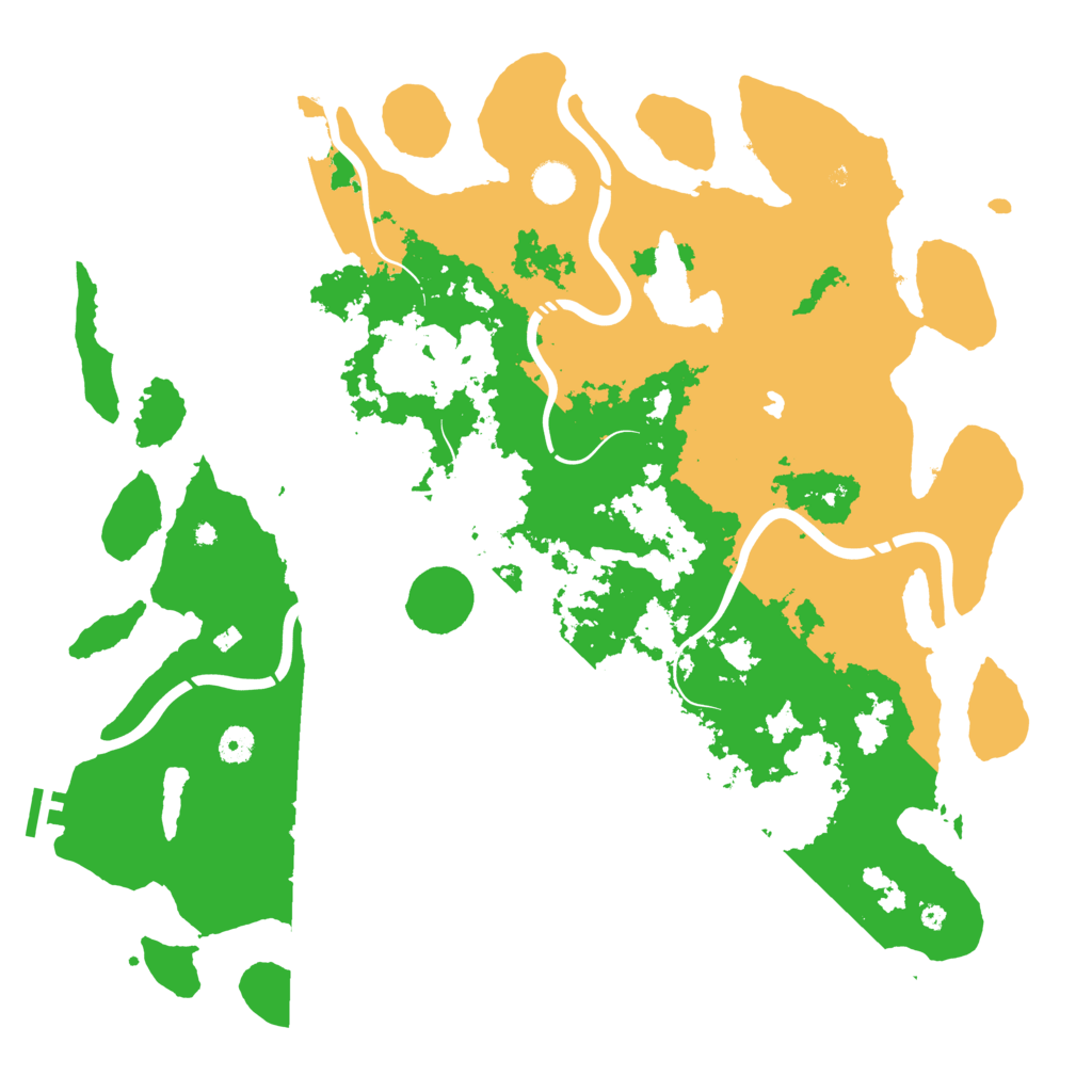 Biome Rust Map: Procedural Map, Size: 4500, Seed: 73432