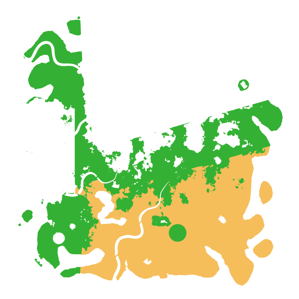 Biome Rust Map: Procedural Map, Size: 4500, Seed: 1319463344