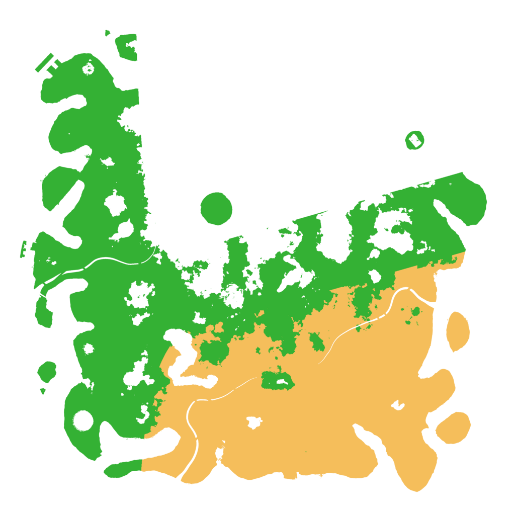 Biome Rust Map: Procedural Map, Size: 4500, Seed: 1319463344