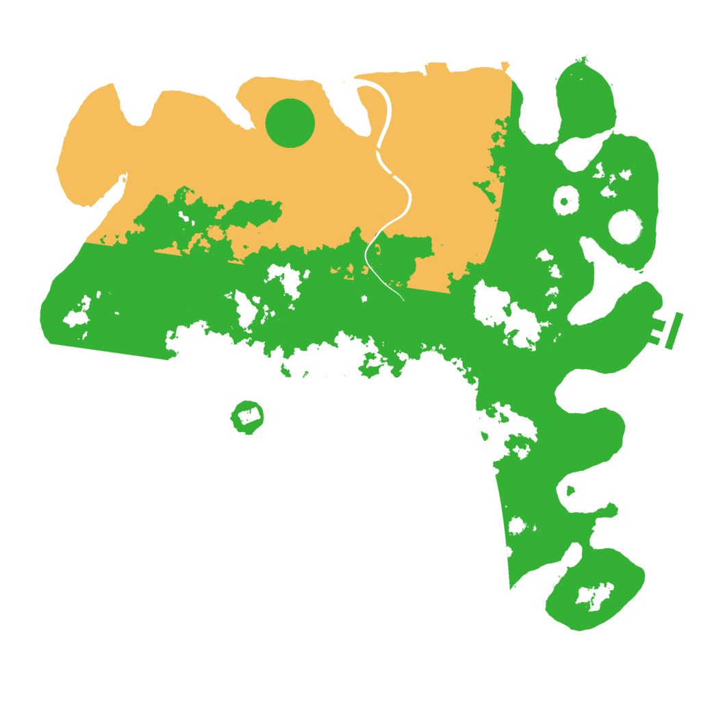 Biome Rust Map: Procedural Map, Size: 3750, Seed: 1307697618