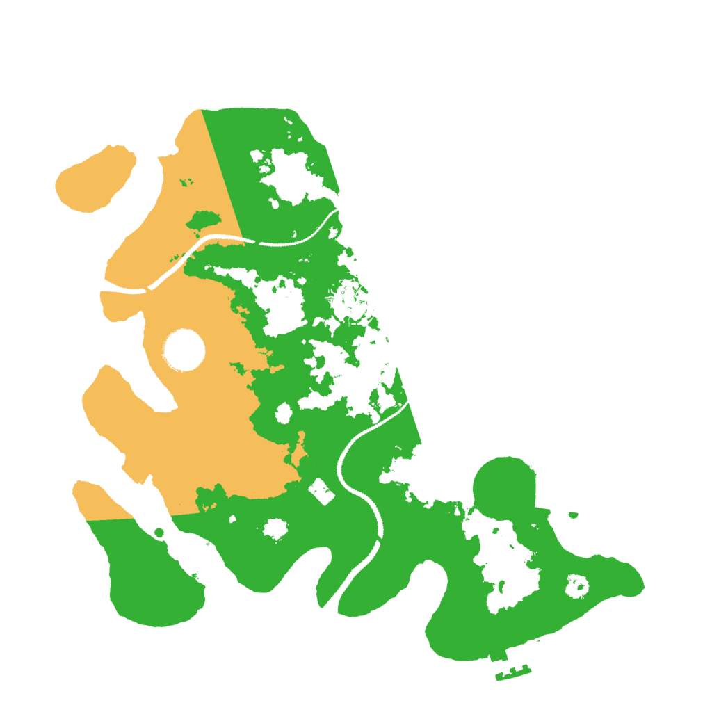 Biome Rust Map: Procedural Map, Size: 3000, Seed: 700137394