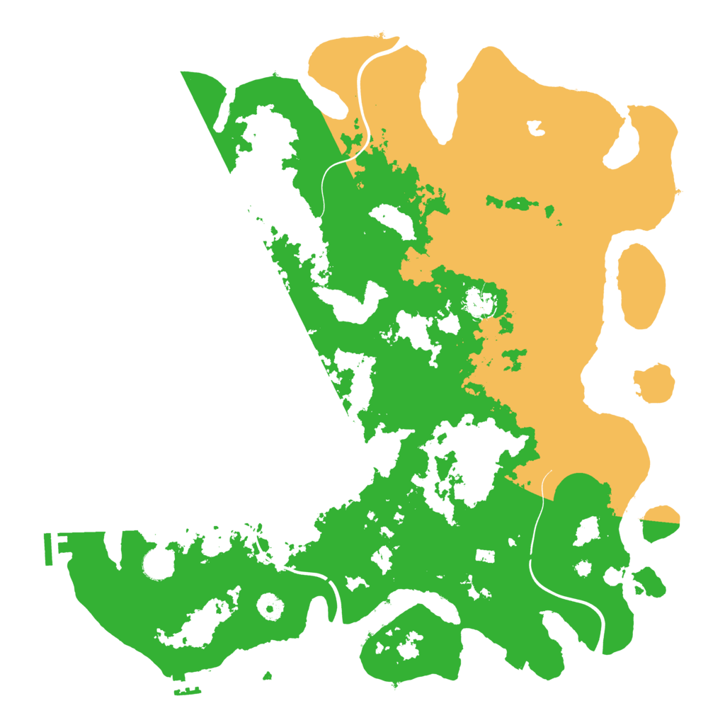 Biome Rust Map: Procedural Map, Size: 4100, Seed: 948034039