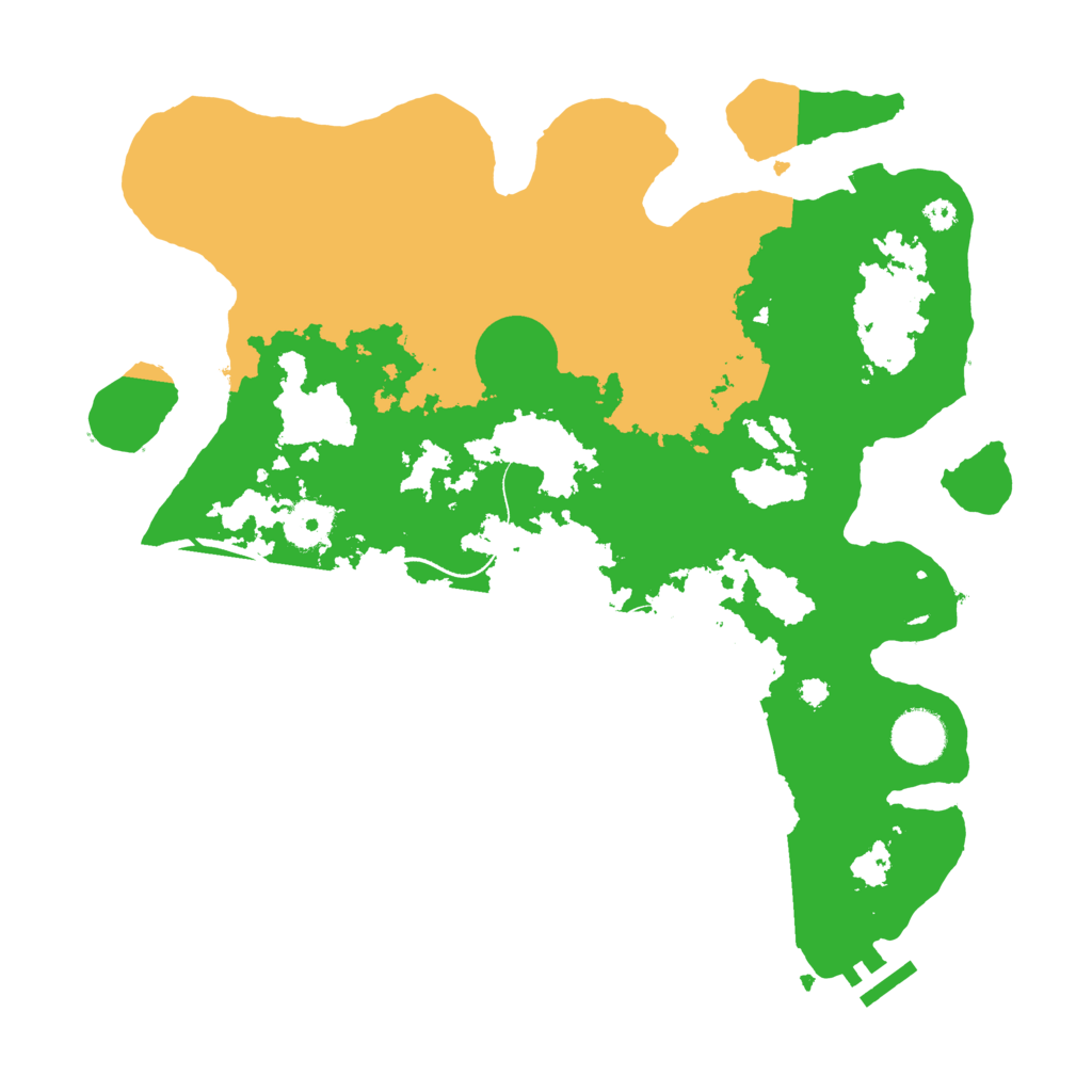 Biome Rust Map: Procedural Map, Size: 3500, Seed: 1694087521