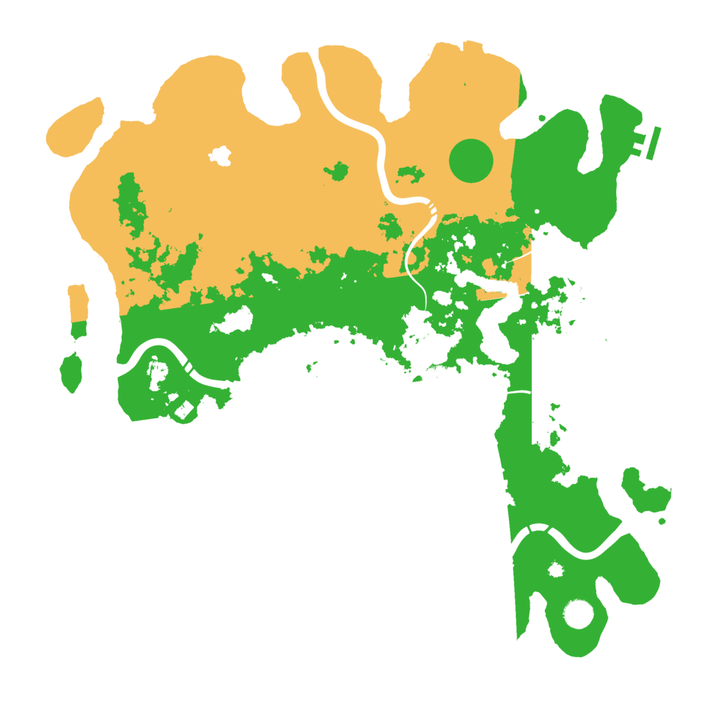 Biome Rust Map: Procedural Map, Size: 4250, Seed: 561901