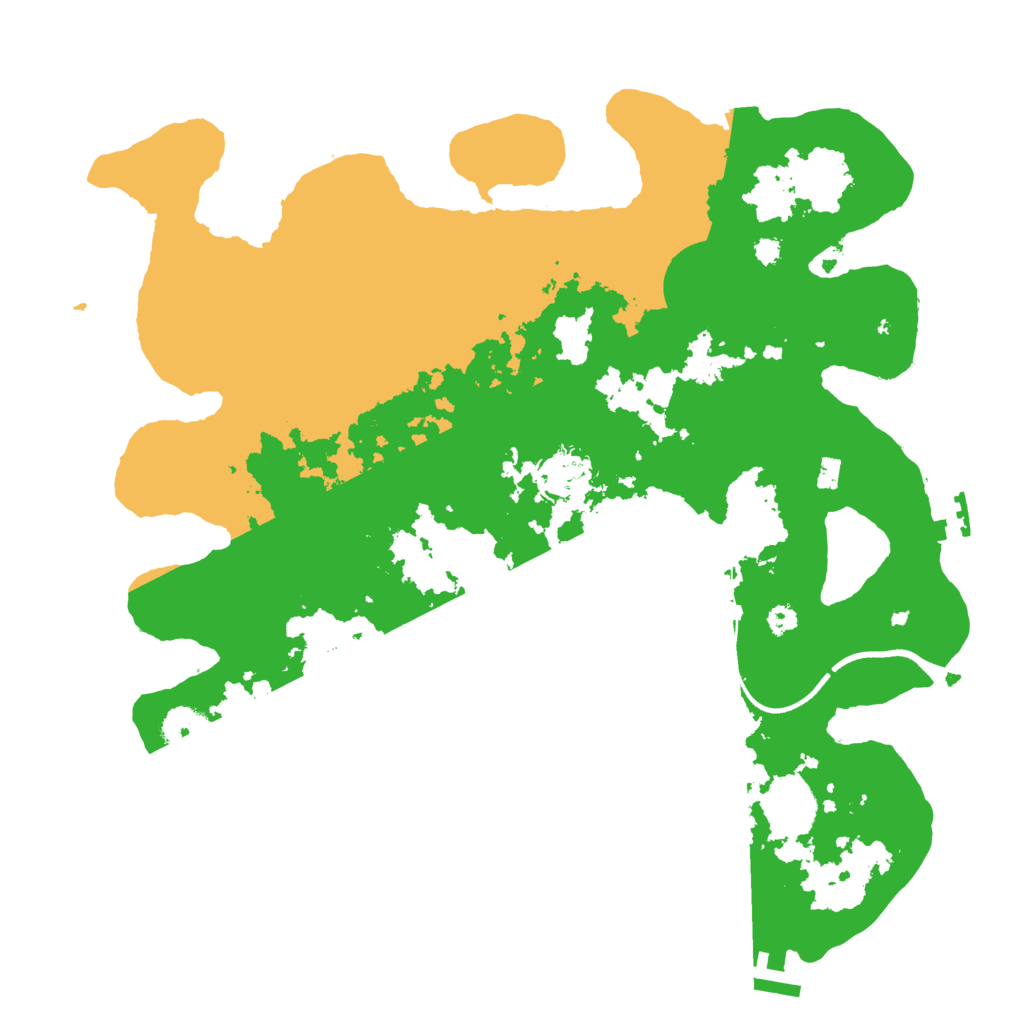 Biome Rust Map: Procedural Map, Size: 3500, Seed: 1998103977