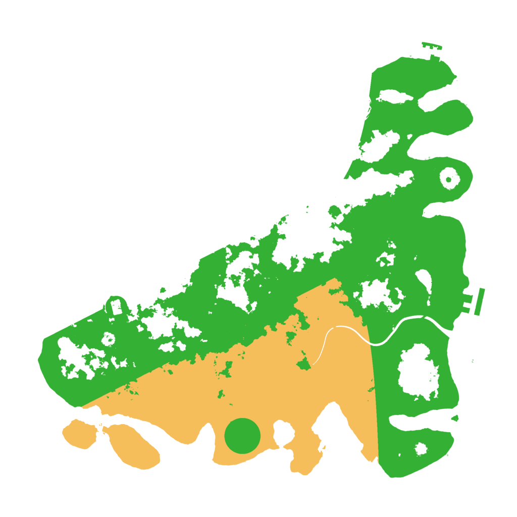 Biome Rust Map: Procedural Map, Size: 3800, Seed: 56436737