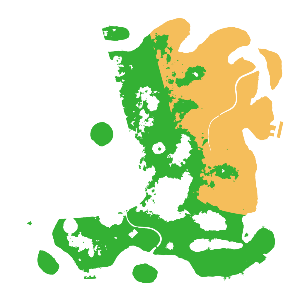 Biome Rust Map: Procedural Map, Size: 3700, Seed: 9944771