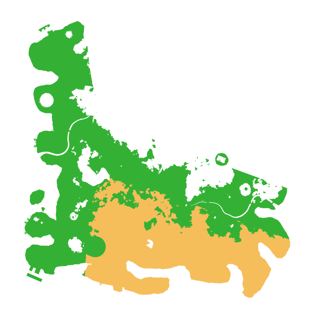 Biome Rust Map: Procedural Map, Size: 4000, Seed: 551310279