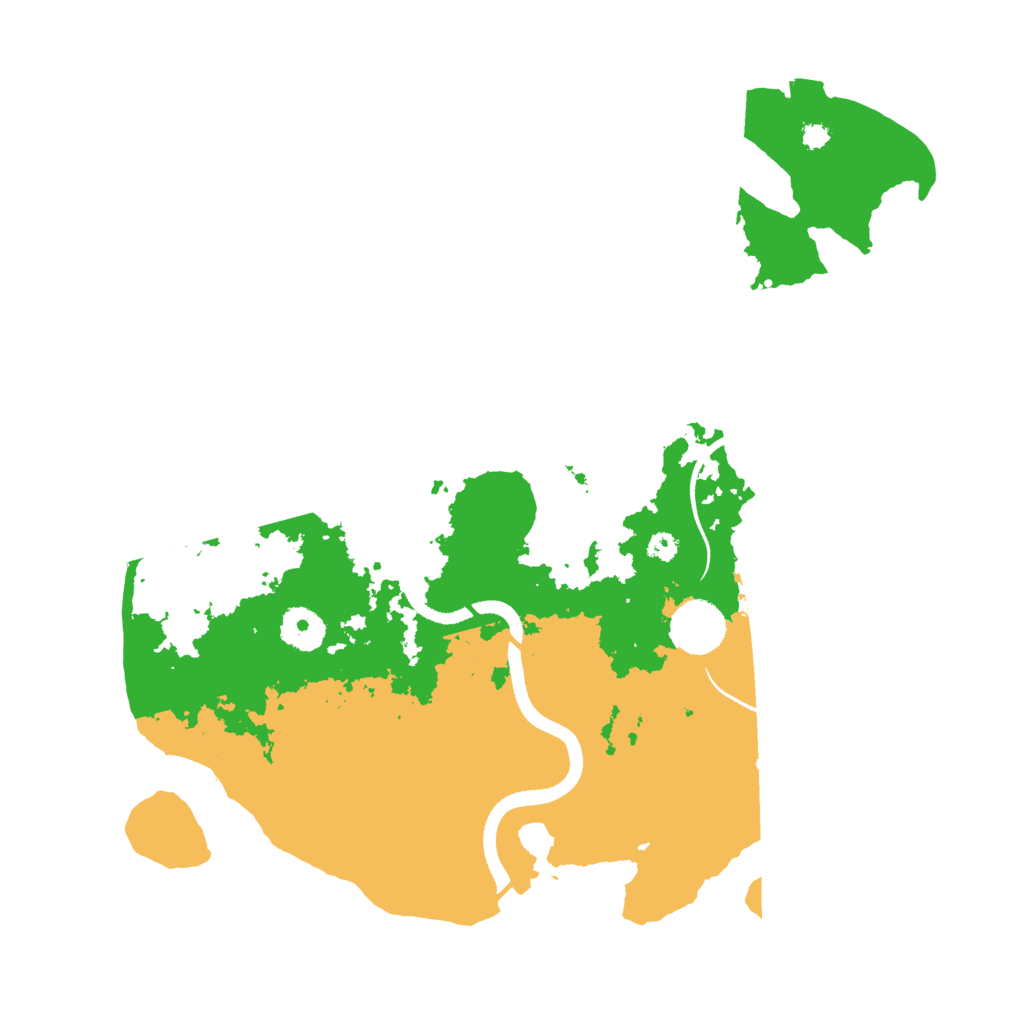 Biome Rust Map: Procedural Map, Size: 3500, Seed: 523070416