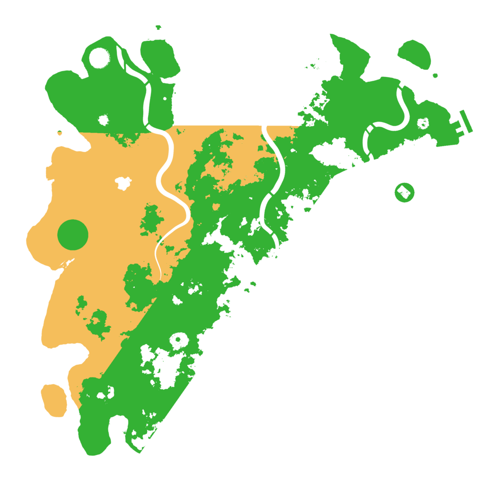Biome Rust Map: Procedural Map, Size: 4300, Seed: 219162