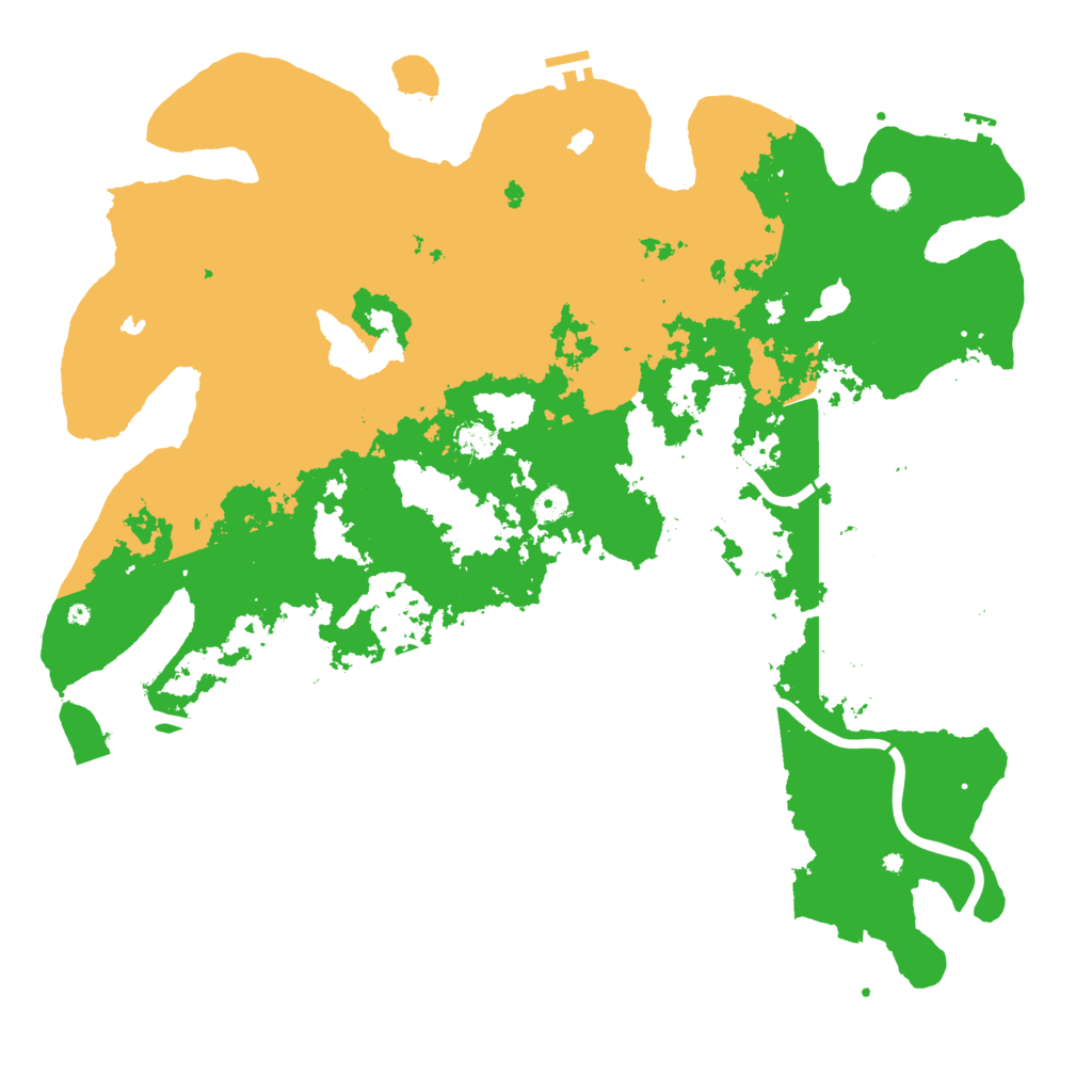 Biome Rust Map: Procedural Map, Size: 5000, Seed: 50017