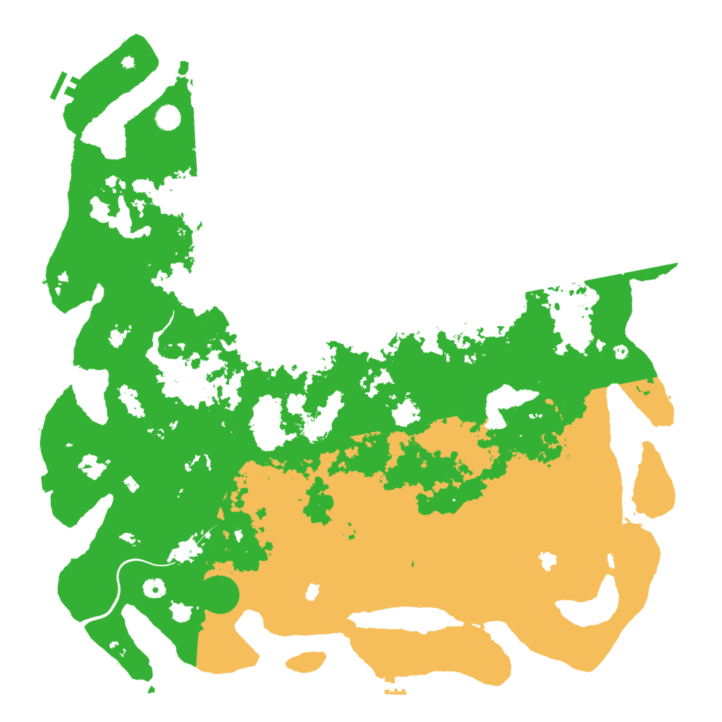 Biome Rust Map: Procedural Map, Size: 5000, Seed: 456851605