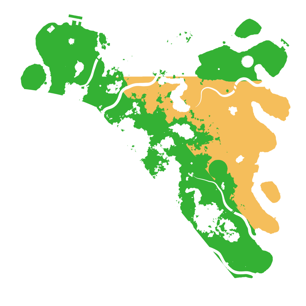 Biome Rust Map: Procedural Map, Size: 4500, Seed: 1619095392