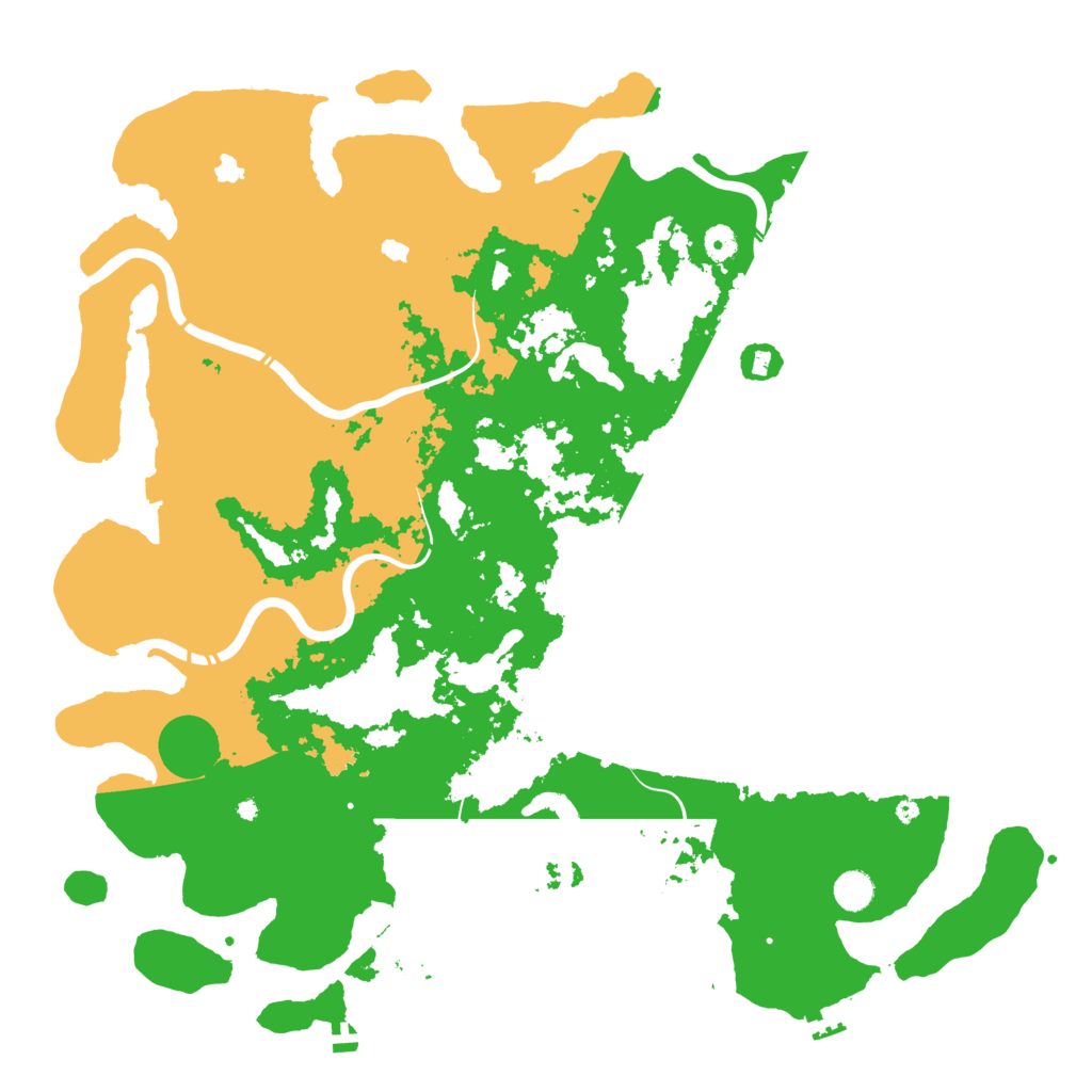 Biome Rust Map: Procedural Map, Size: 4800, Seed: 1818471523