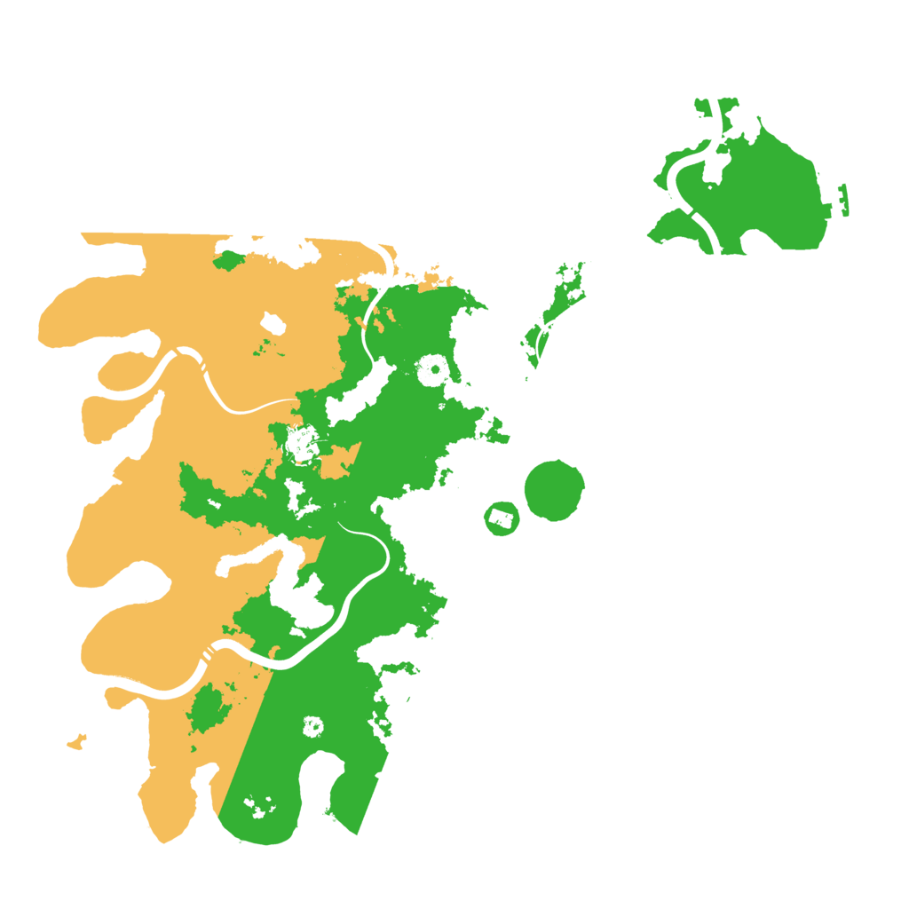 Biome Rust Map: Procedural Map, Size: 4250, Seed: 6845578