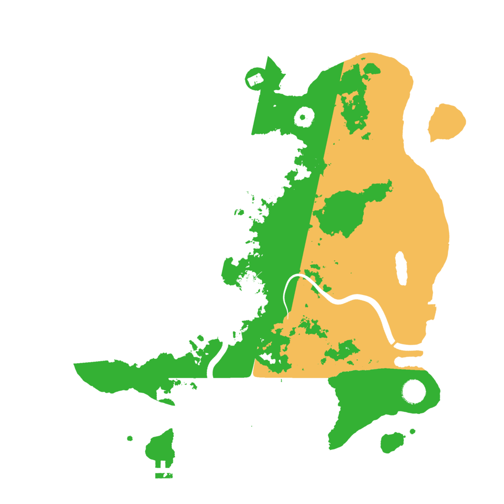 Biome Rust Map: Procedural Map, Size: 3750, Seed: 342152002