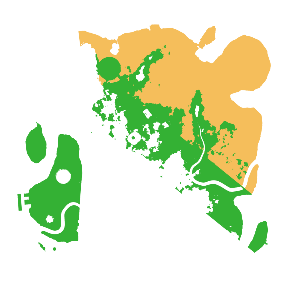 Biome Rust Map: Procedural Map, Size: 3500, Seed: 1852009070
