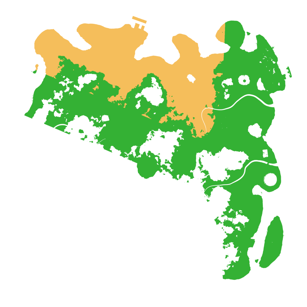 Biome Rust Map: Procedural Map, Size: 4200, Seed: 436383084