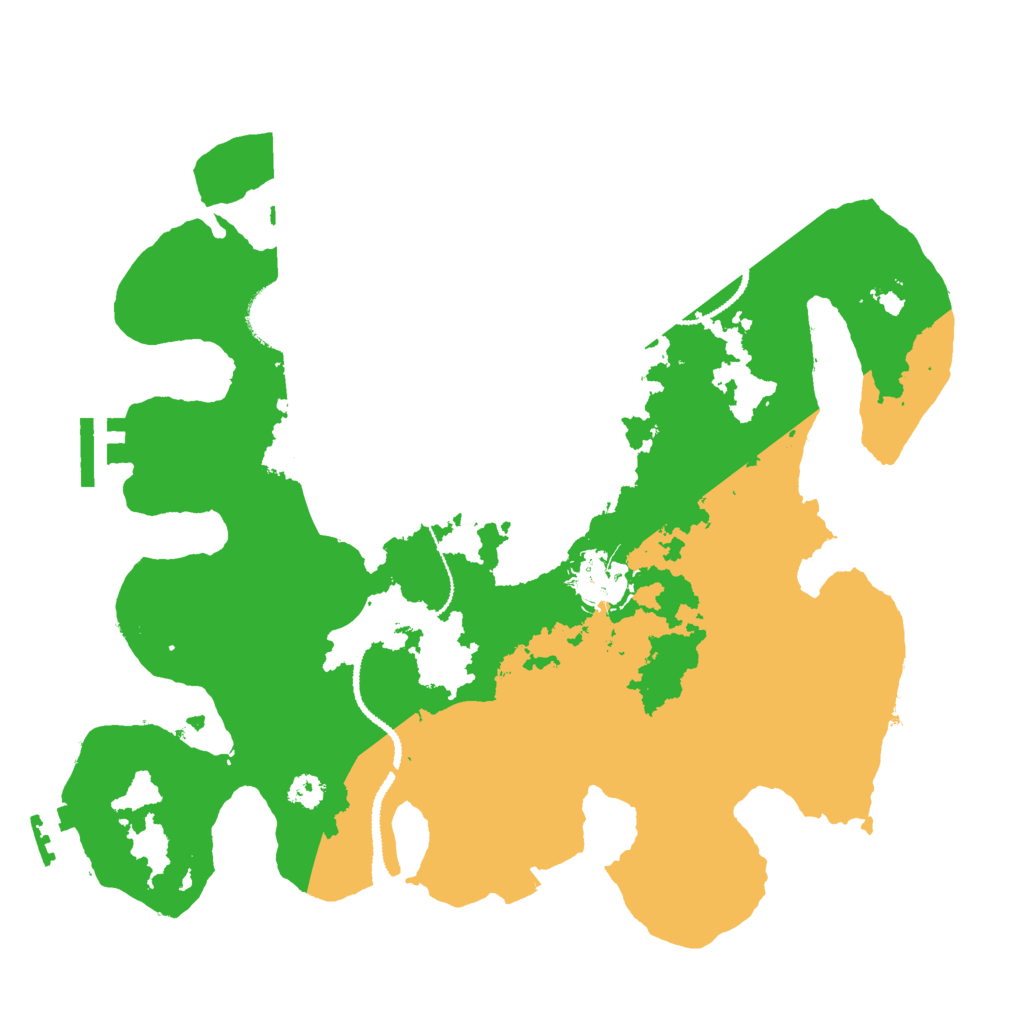 Biome Rust Map: Procedural Map, Size: 3000, Seed: 927187
