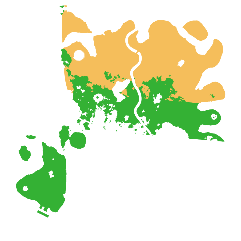 Biome Rust Map: Procedural Map, Size: 4000, Seed: 17249495