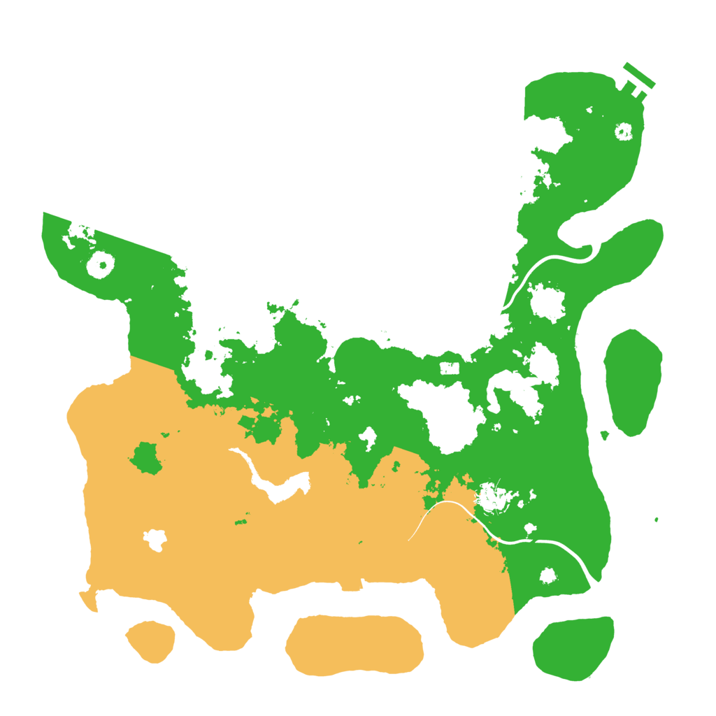 Biome Rust Map: Procedural Map, Size: 4000, Seed: 15762