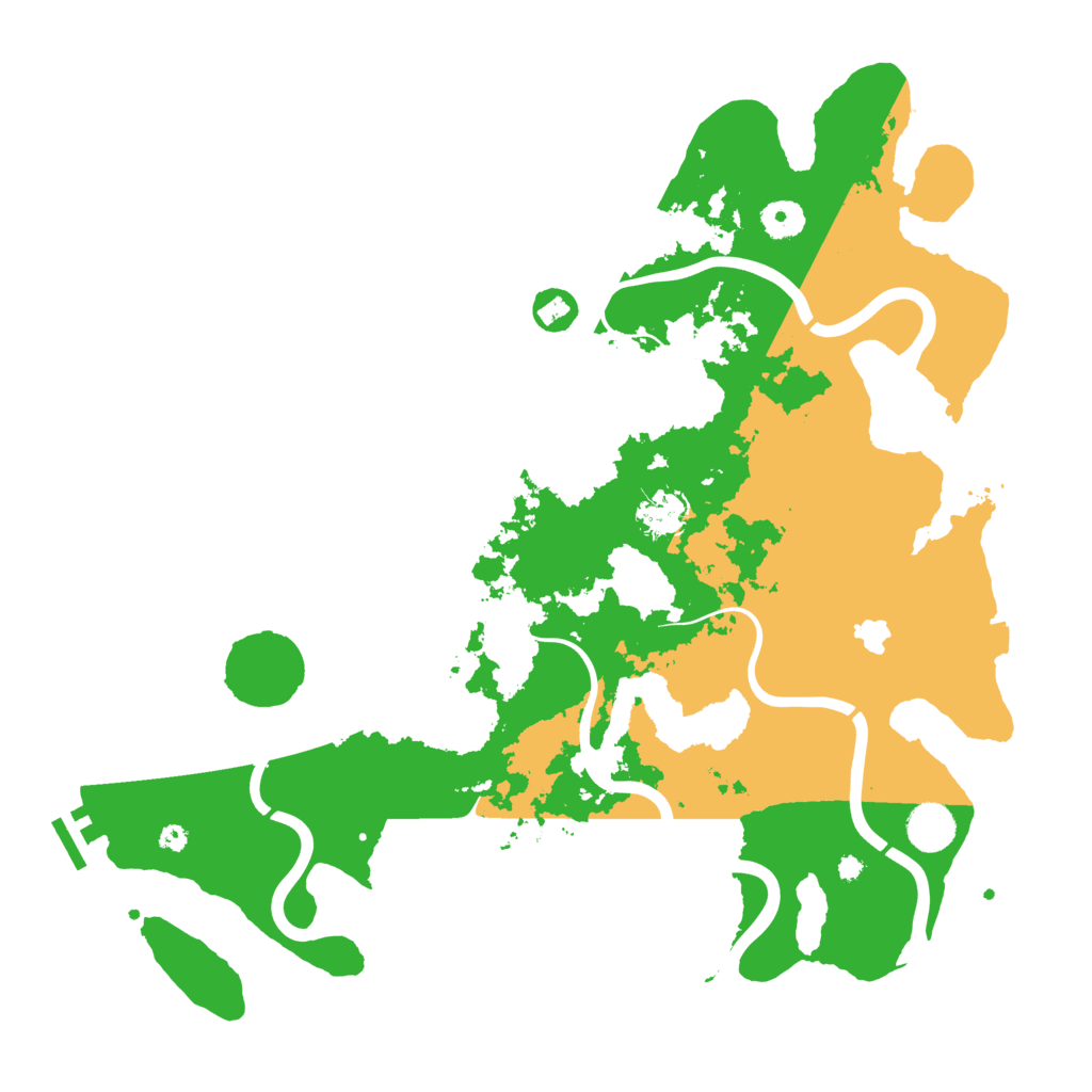 Biome Rust Map: Procedural Map, Size: 4000, Seed: 96176592