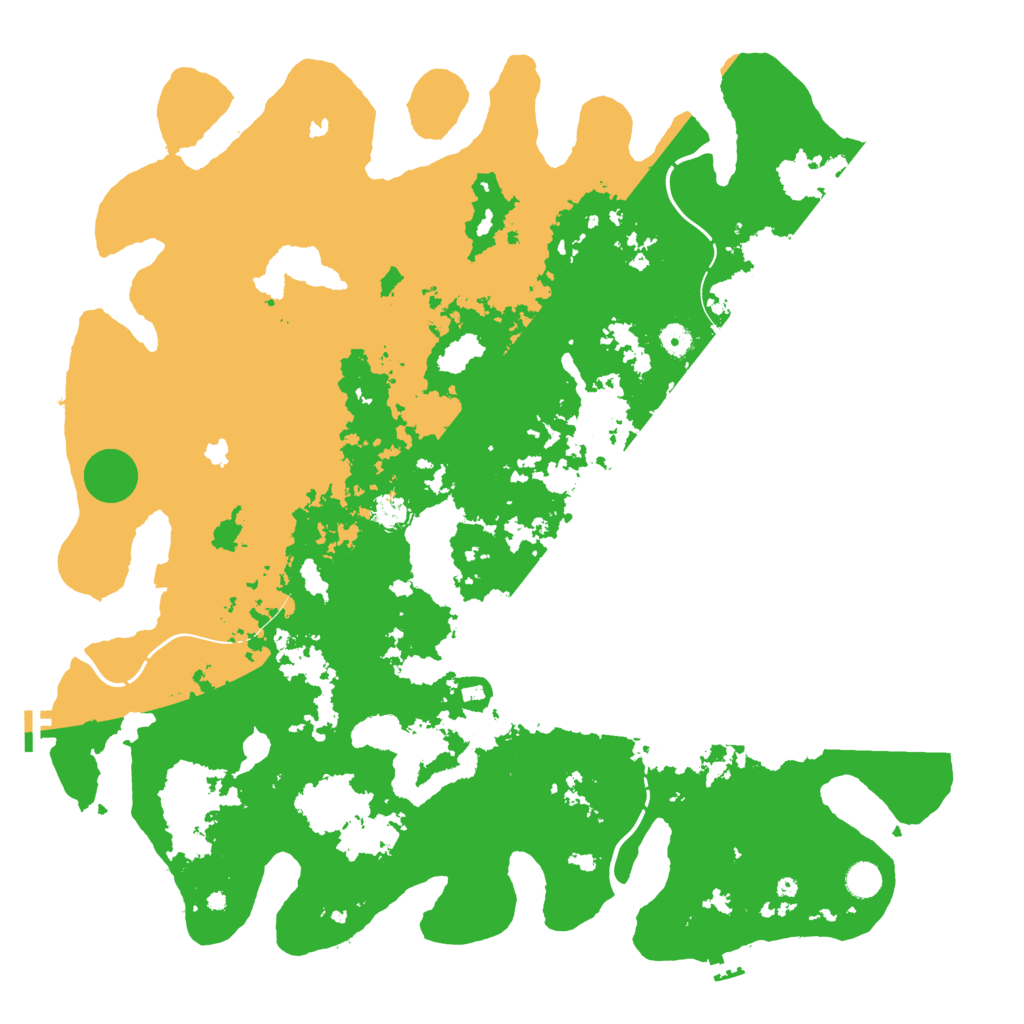 Biome Rust Map: Procedural Map, Size: 5000, Seed: 430430