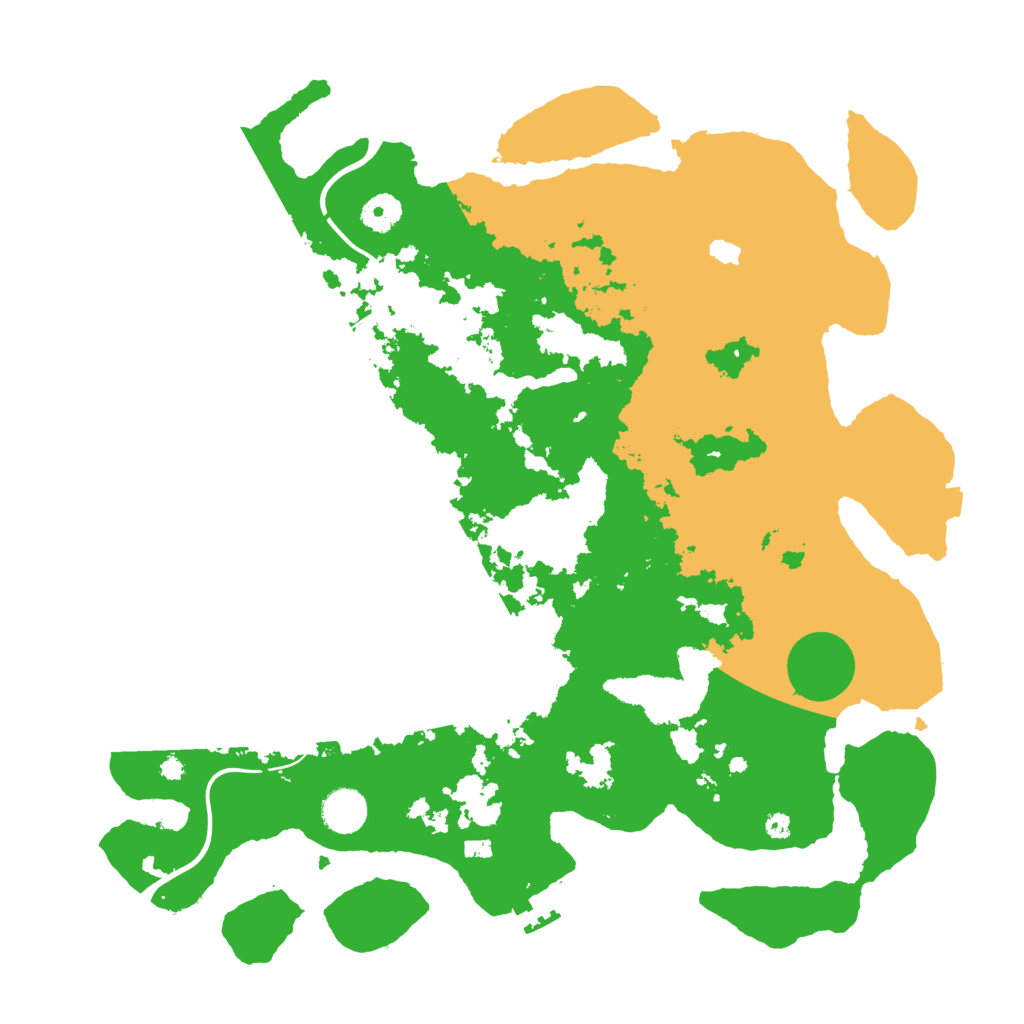 Biome Rust Map: Procedural Map, Size: 4000, Seed: 1367118103