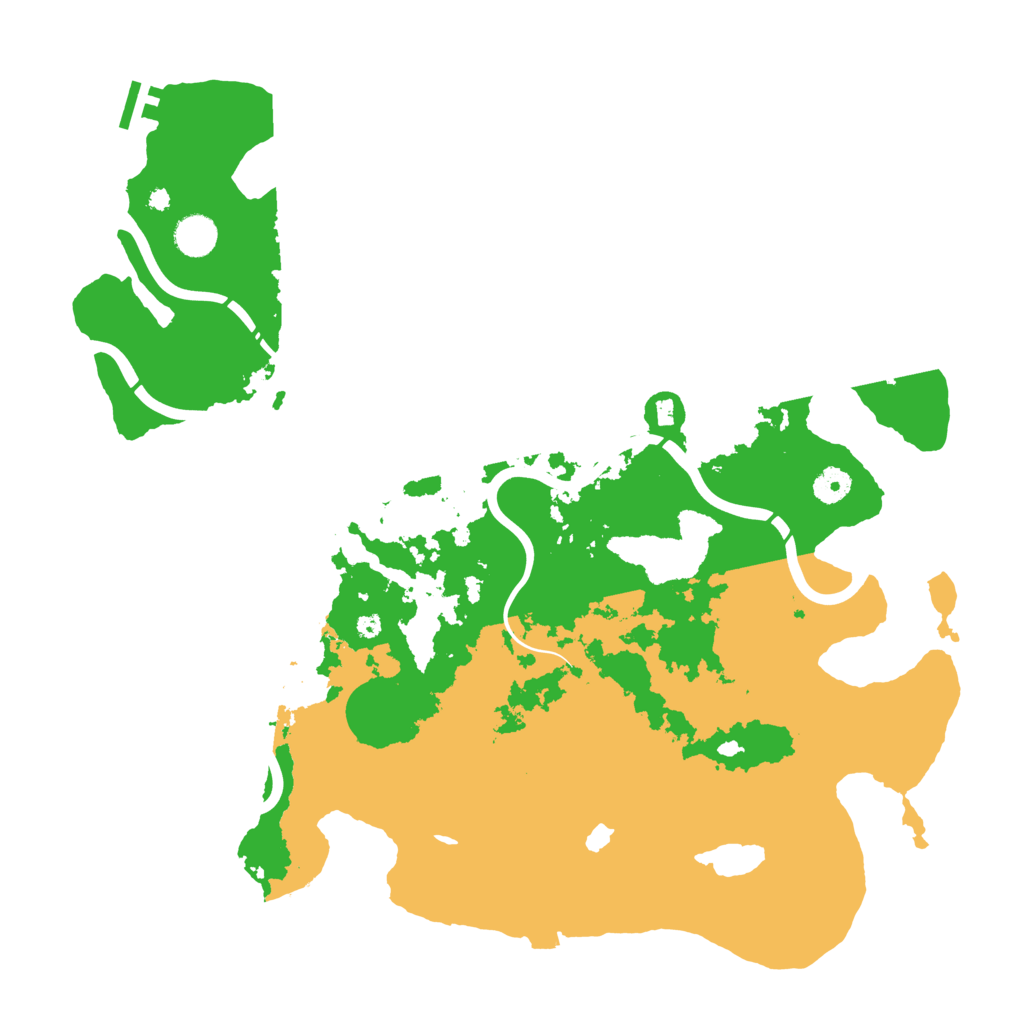 Biome Rust Map: Procedural Map, Size: 4250, Seed: 20207