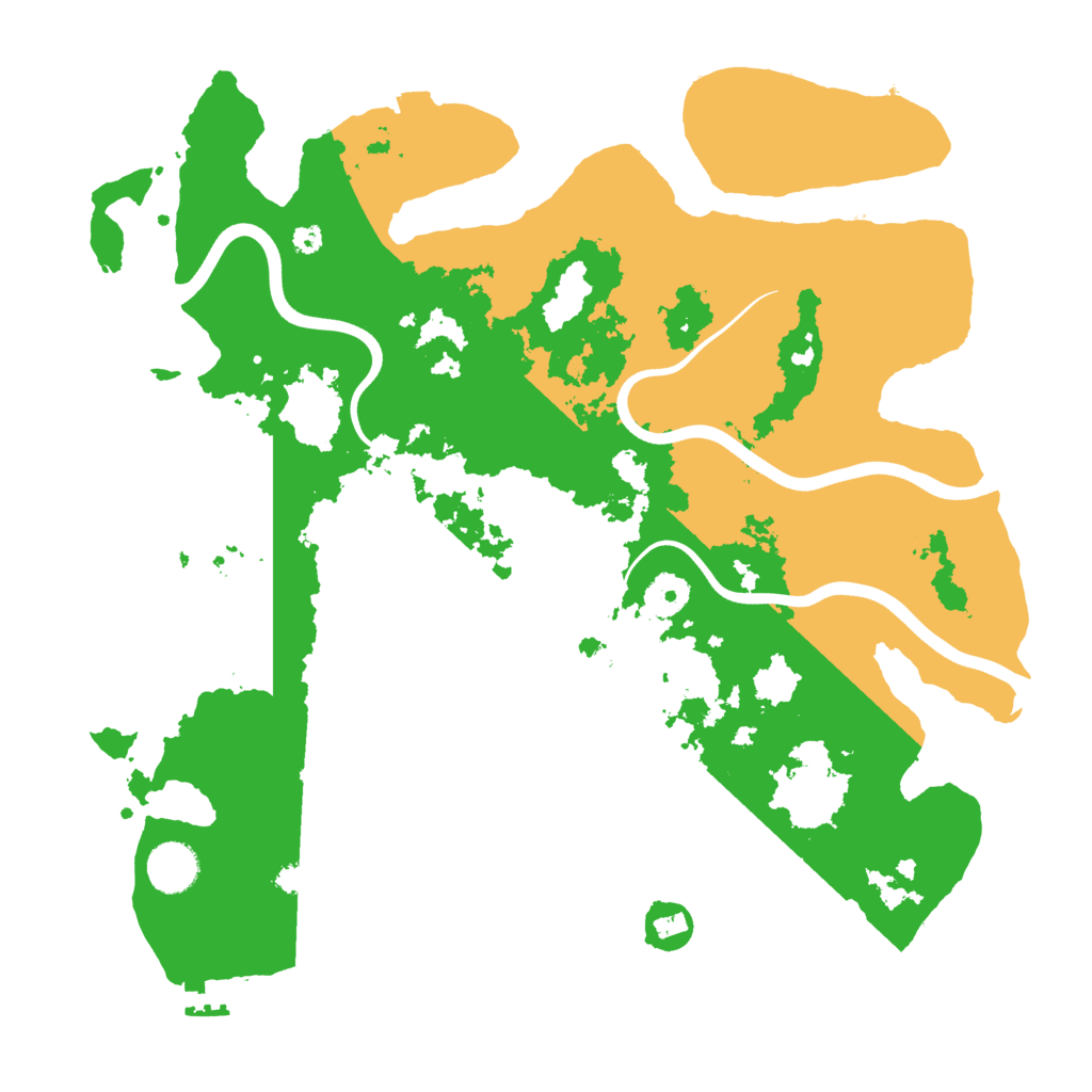 Biome Rust Map: Procedural Map, Size: 3750, Seed: 1624359806