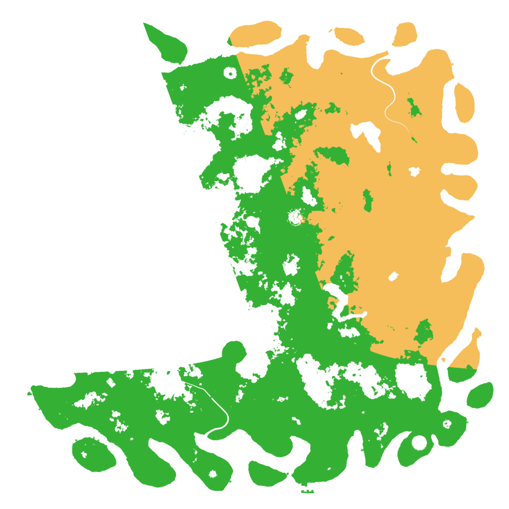 Biome Rust Map: Procedural Map, Size: 6000, Seed: 344845339