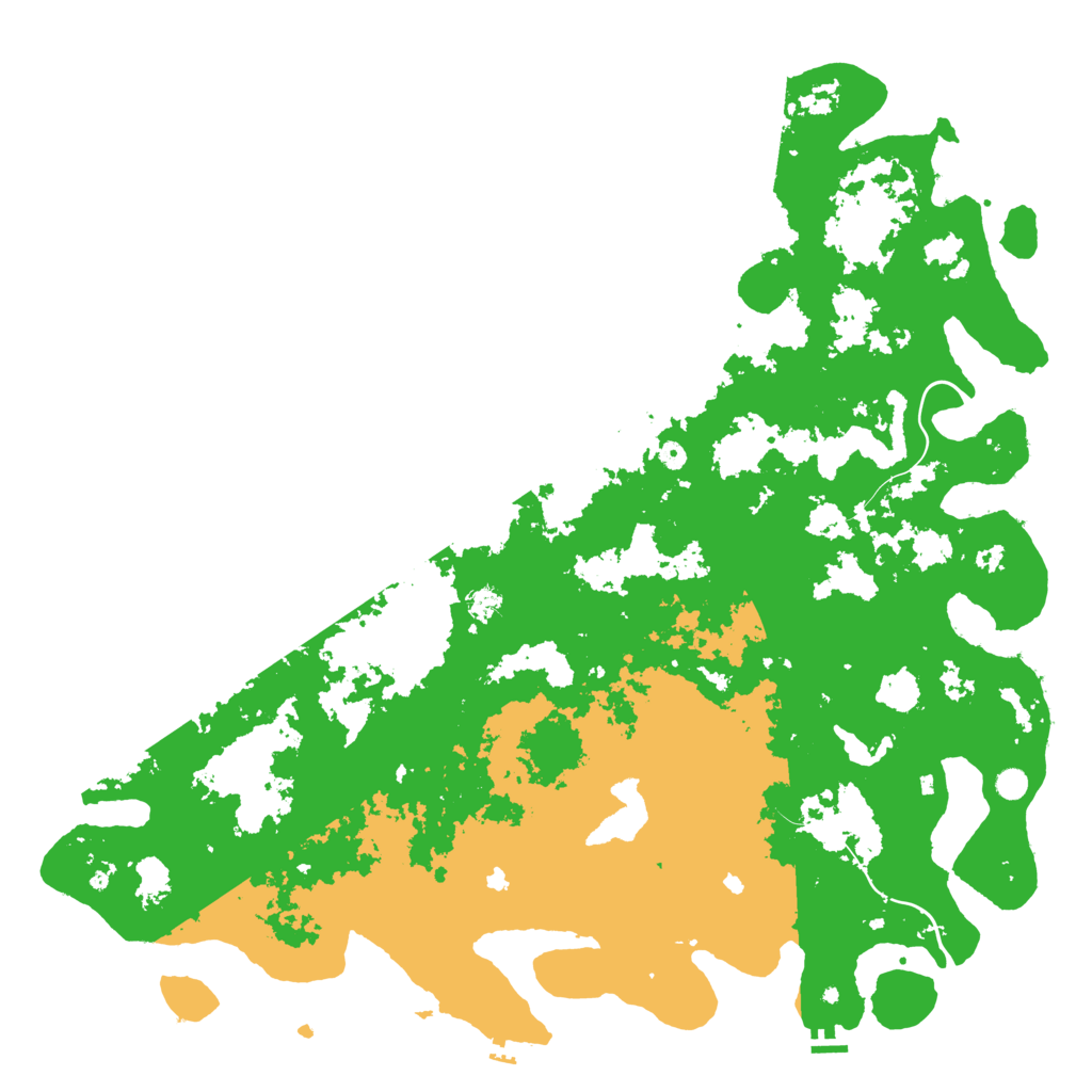 Biome Rust Map: Procedural Map, Size: 6000, Seed: 81106102