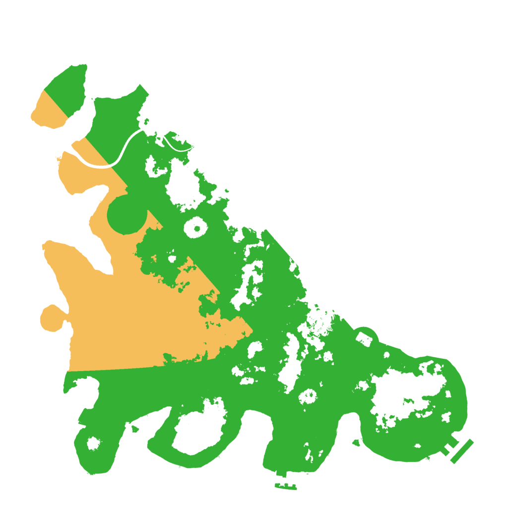 Biome Rust Map: Procedural Map, Size: 3500, Seed: 2118340798