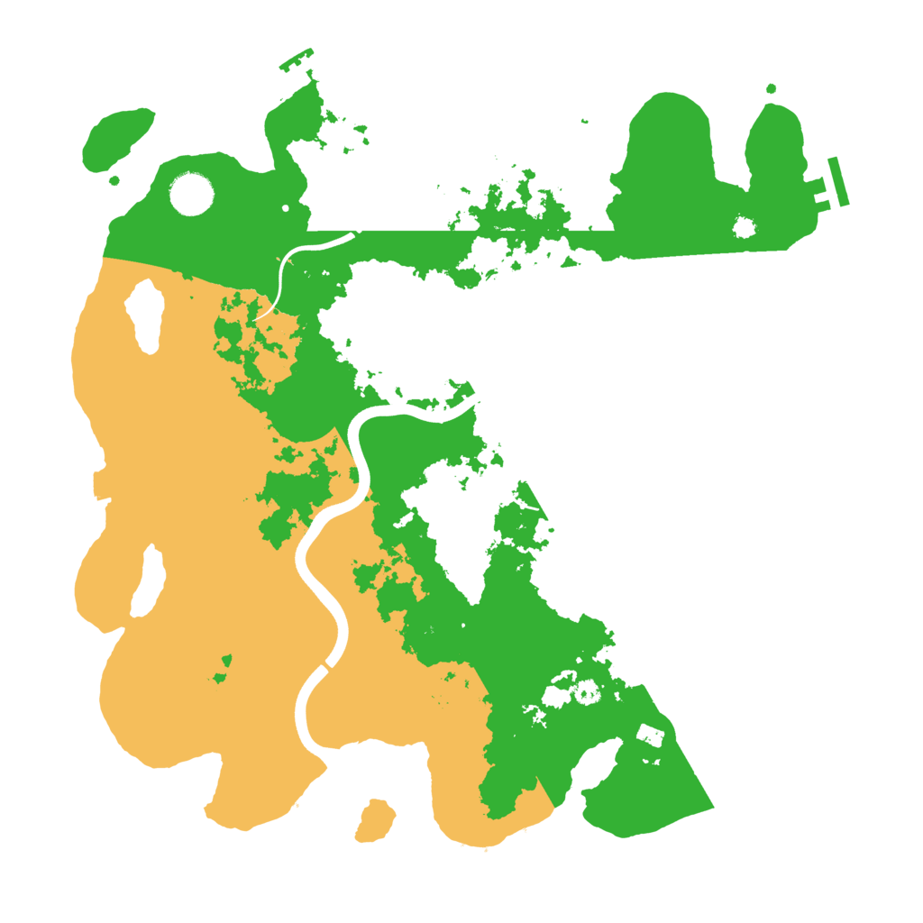 Biome Rust Map: Procedural Map, Size: 3750, Seed: 1834219120
