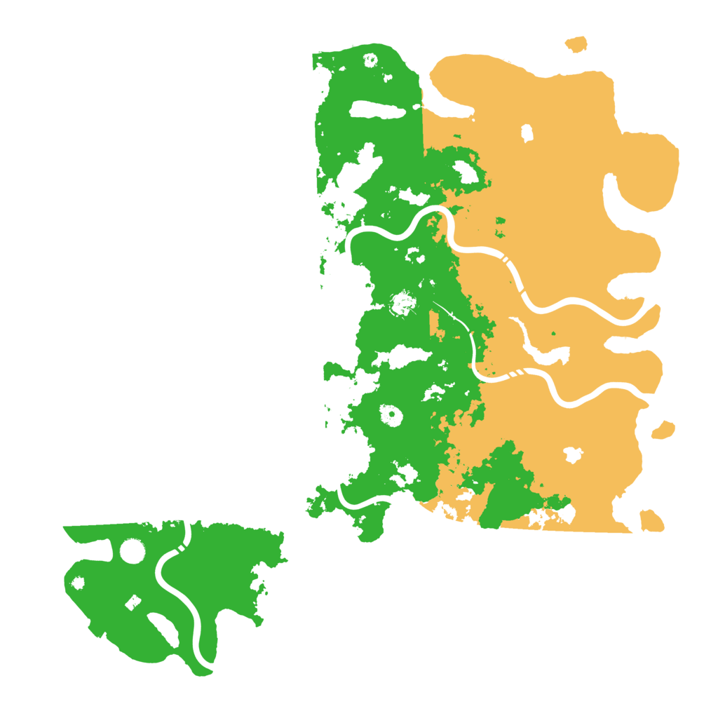 Biome Rust Map: Procedural Map, Size: 5000, Seed: 514254558