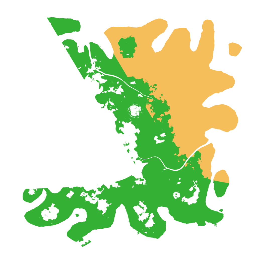Biome Rust Map: Procedural Map, Size: 3750, Seed: 1198610397