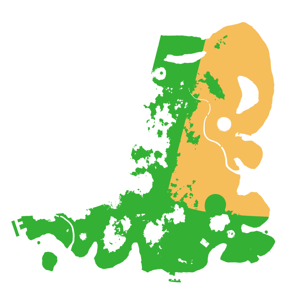 Biome Rust Map: Procedural Map, Size: 3700, Seed: 1639465322