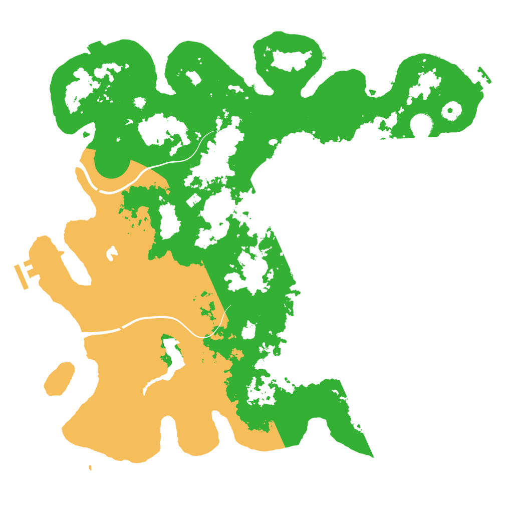 Biome Rust Map: Procedural Map, Size: 4000, Seed: 1455241928
