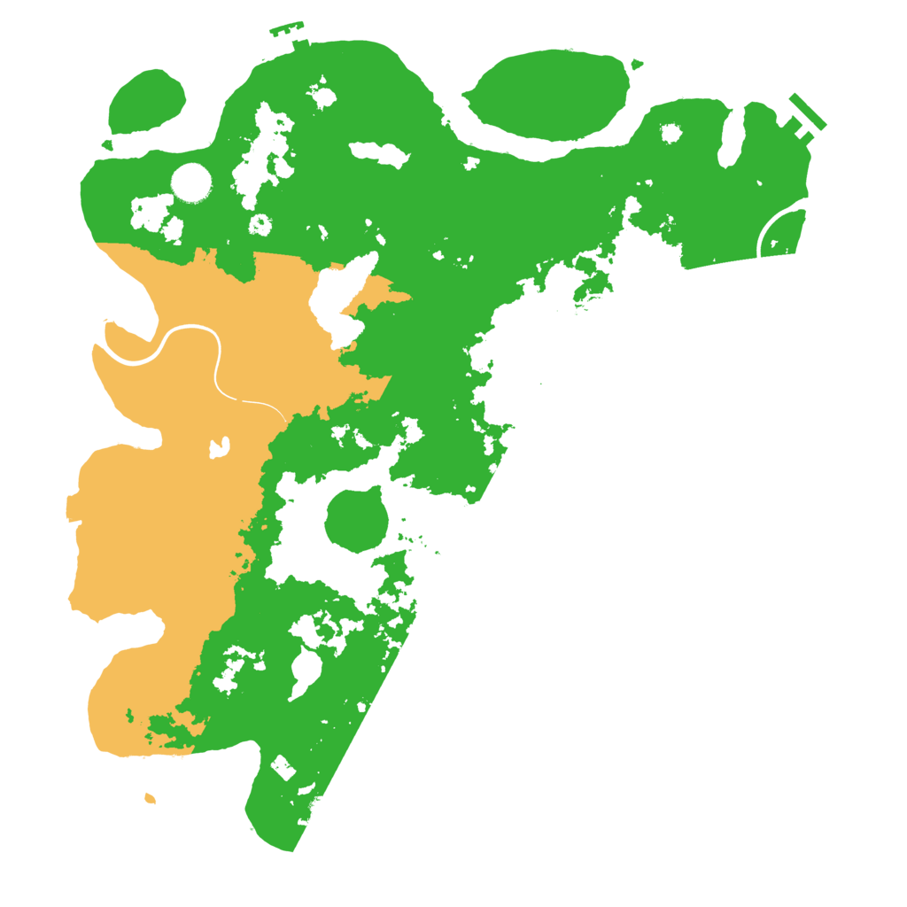 Biome Rust Map: Procedural Map, Size: 4000, Seed: 2031294339
